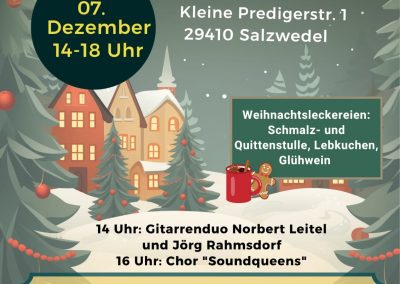 Flyer 2. Advent mit Veranstaltungsankündigungen